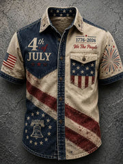 Men's Anniversary National Faith Print Shirt