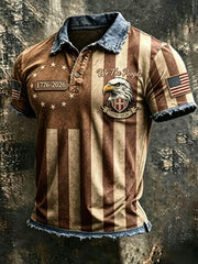 Men's Anniversary National Faith Print Shirt