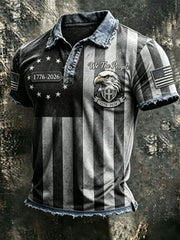 Men's Anniversary National Faith Print Shirt