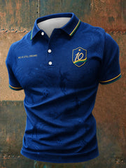 Men's Brazil Football Lover 10 Art Printed Casual Tops