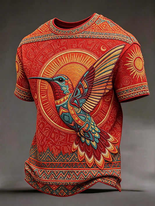 Men's Native Hummingbird Art T-Shirts