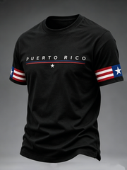 Men's Puerto Rico Printed short sleeves t-shirt