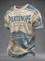 Men's Napoli Print Short Sleeves T-shirt