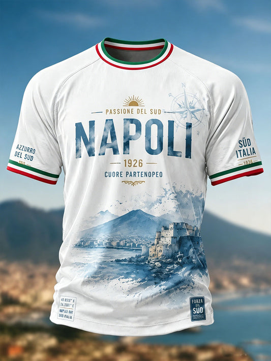 Men's Naples Football Short Sleeve T-shirt