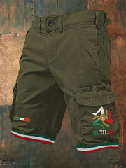 Men's Sicilia Trinacria Shorts
