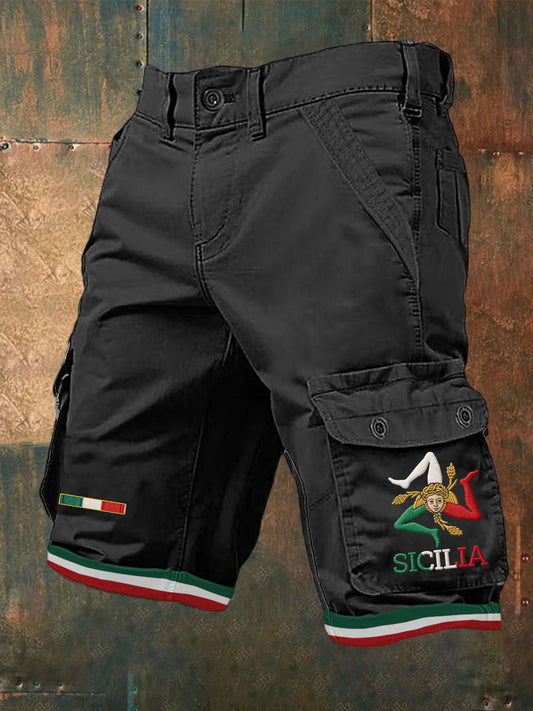 Men's Sicilia Trinacria Shorts