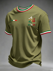 Men's Sicilia Trinacria Short Sleeves T-shirt