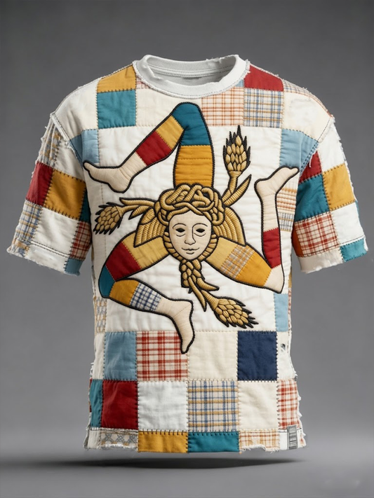 Men's Sicilia Trinacria Short Sleeves T-shirt