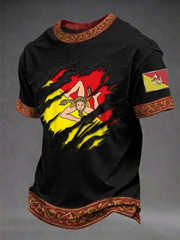 Men's Sicilia Trinacria Short Sleeves T-shirt