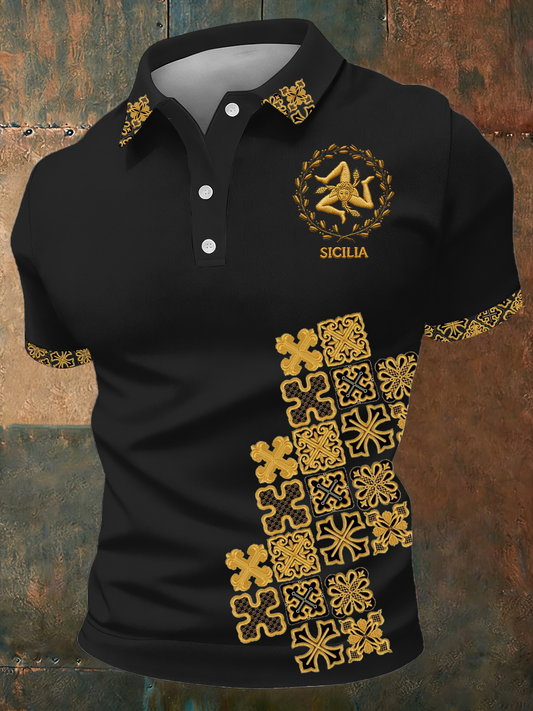 Men's Sicilia Trinacria Shirt