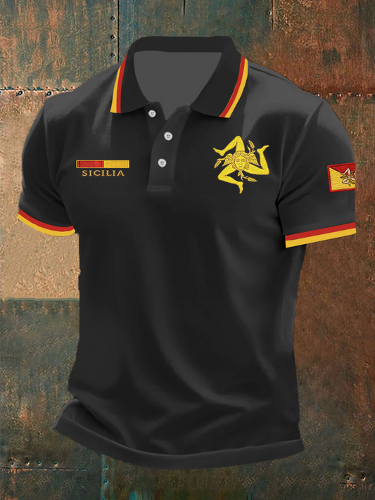 Men's Sicilia Trinacria Shirt