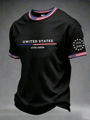 Men's United States 1776-2026 Short Sleeves T-shirt