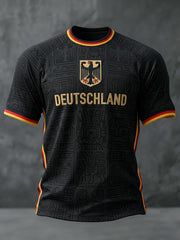Men's Germany Football Printed T-shirt