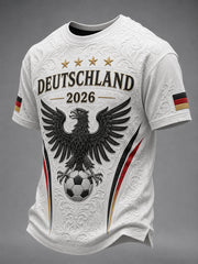 Men's Germany Football Fan Printed T-Shirt