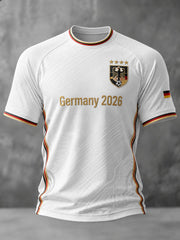 Men's Germany Football Printed T-shirt