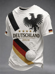 Men's Germany Football Fan Printed T-Shirt