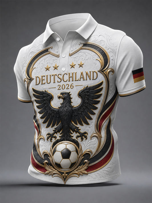 Men's Germany Football Fan Printed Shirt
