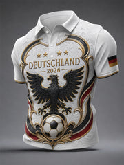 Men's Germany Football Fan Printed Shirt