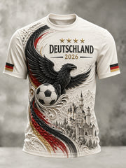 Men's Germany Football Fan Printed T-Shirt