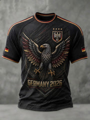 Men's Germany Football Printed T-shirt