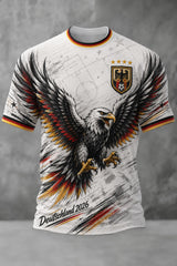 Men's Germany Football Printed T-shirt