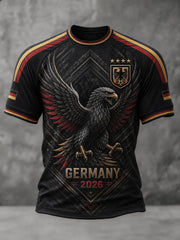 Men's Germany Football Printed T-shirt