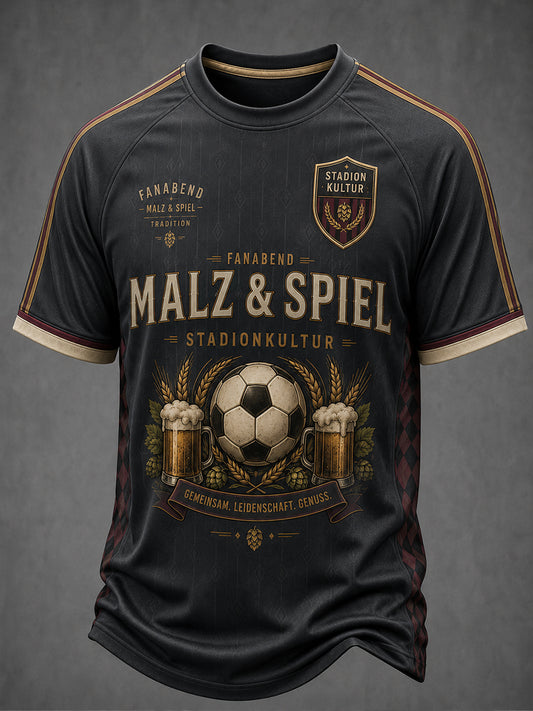 Men's German Football And Beer Cheers Graphic T-Shirt