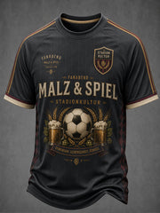 Men's German Football And Beer Cheers Graphic T-Shirt