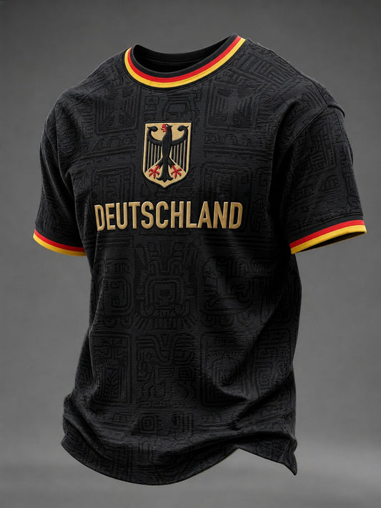 Men's Germany Football Printed T-shirt