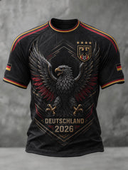 Men's Germany Football Printed T-shirt