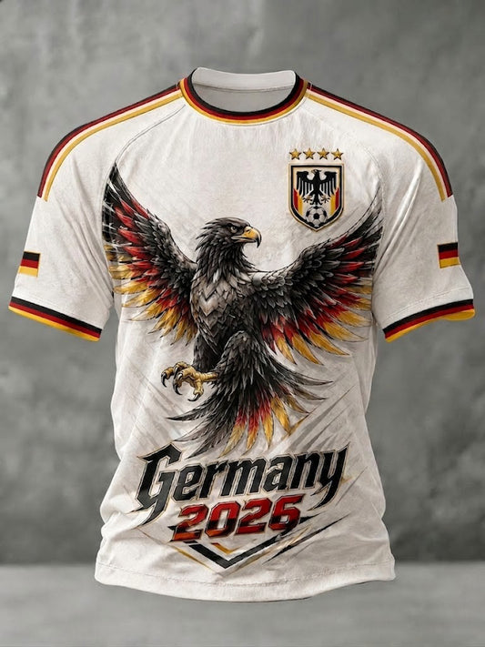 Men's Germany Football Printed T-shirt