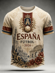 Men's Spain Futbol Fan 2026 Shirt