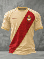 Men's Gift For Football Fans Print Casual Tee