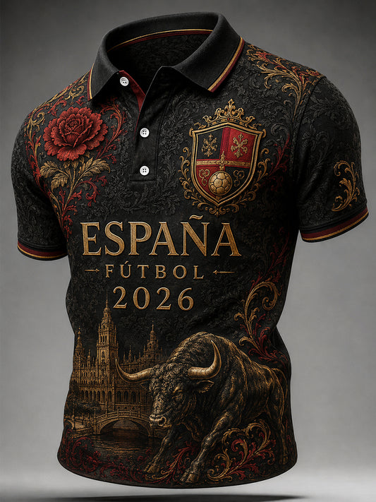 Men's Spain Futbol Fan 2026 Shirt