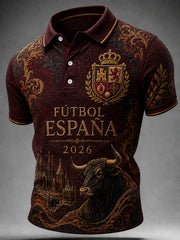 Men's Spain Futbol Fan 2026 Shirt