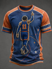 Men's New York Basketball Printed T-shirt