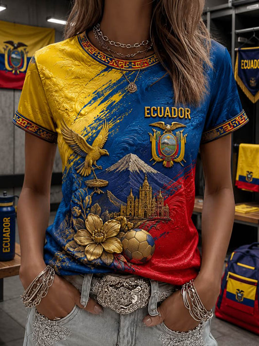 Women's short-sleeved T-shirt