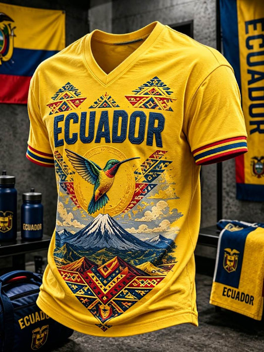 Men's V-neck T-shirt