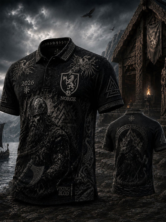 Men's Norwegian Football Viking Tops