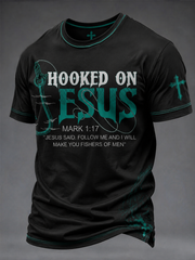 Men's Even Jesus Had a Fish Story short sleeves t-shirt
