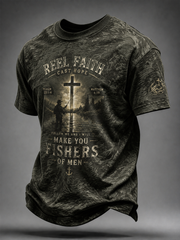 Men's Even Jesus Had a Fish Story short sleeves t-shirt