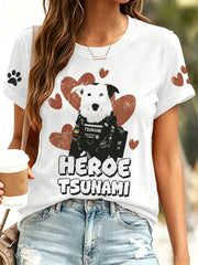 Women's Venezuela Hero Dog Tsunami Patriotic Dog Lover T-Shirt