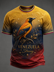 Men's Troupial Venezuela Strong Printed T-shirt