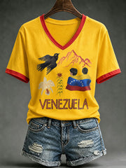Women's Venezuela Strong Short-sleeved T-shirt