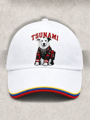 Unisex Venezuela Hero Dog Tsunami Patriotic Dog Lover Print Cap