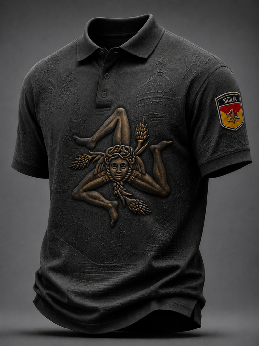 Men's Three-curved Leg Shirt