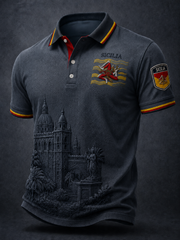 Men's Three-curved Leg Shirt
