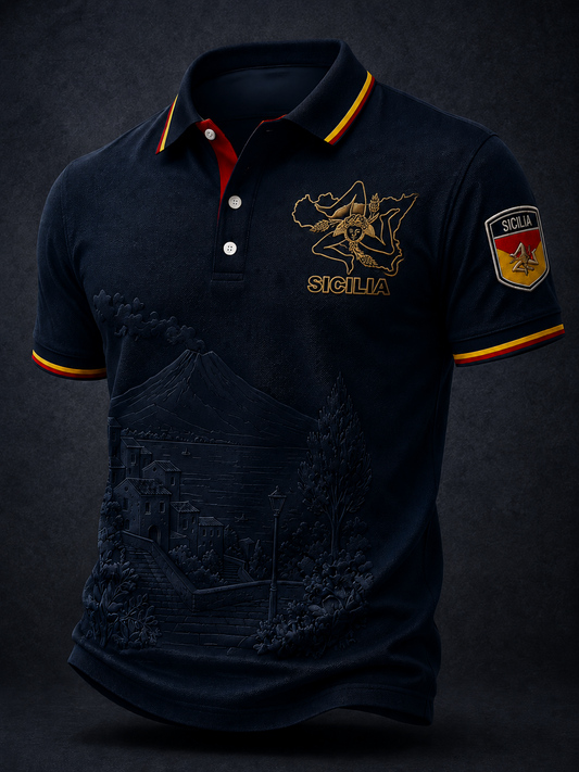 Men's Three-curved Leg Shirt