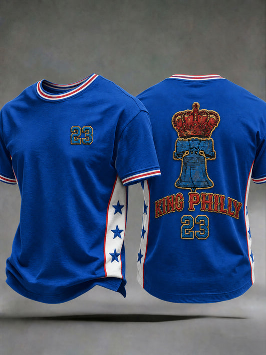 Men's Basketball Fan Graphic Short Sleeve T-shirt