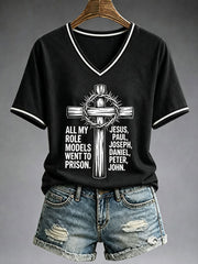 Women's  All My Role Models Went To Prison T-Shirt